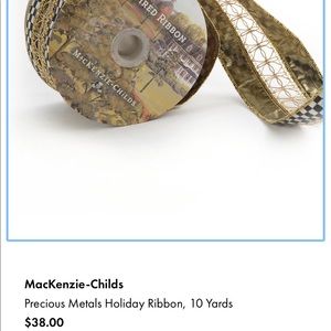 Mackenzie-childs ribbon
